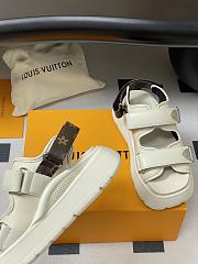 Kitlife Louis Vuitton Chameleon White Sandals  - 4