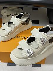 Kitlife Louis Vuitton Chameleon White Sandals  - 2
