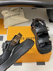 Kitlife Louis Vuitton Chameleon Black Sandals - 6