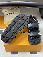 Kitlife Louis Vuitton Chameleon Black Sandals - 3