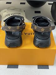 Kitlife Louis Vuitton Chameleon Black Sandals - 5