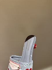 Kitlife Louis Vuitton X TM Lily Mules Grey Denim - 5