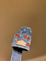 Kitlife Louis Vuitton X TM Lily Mules Dark Blue Denim - 5