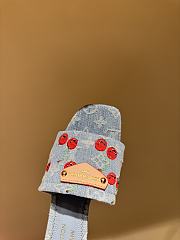 Kitlife Louis Vuitton X TM Lily Mules Light Blue Denim - 6