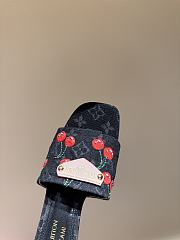 Kitlife Louis Vuitton X TM Lily Mules Black Denim - 4