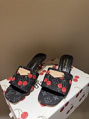 Kitlife Louis Vuitton X TM Lily Mules Black Denim - 3