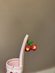 Kitlife Louis Vuitton X TM Lily Mules Dark Pink Denim - 6