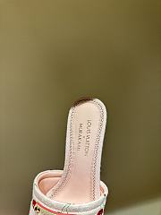 Kitlife Louis Vuitton X TM Lily Mules Dark Pink Denim - 4