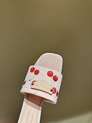 Kitlife Louis Vuitton X TM Lily Mules Dark Pink Denim - 2