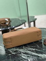 Kitlife Prada Medium Brown Leather Top-handle Bag 29×14×8.5cm - 2