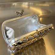 Kitlife Bottega Veneta Evening Bag Gold and Silver 778500 19x11.5x5cm - 4
