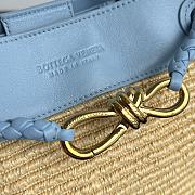 Kitlife Bottega Veneta Small Andiamo Blue & Natural 827478 25x20x10cm - 6