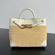 Kitlife Bottega Veneta Small Andiamo White & Natural 827478 25x20x10cm - 1