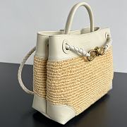 Kitlife Bottega Veneta Small Andiamo White & Natural 827478 25x20x10cm - 3