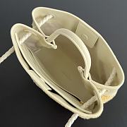 Kitlife Bottega Veneta Small Andiamo White & Natural 827478 25x20x10cm - 4