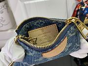 Kitlife Louis Vuitton Dark Blue Denim Key Pouch M82961 12x7x1.5cm - 5