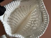 Kitlife Miu Miu White Woven Bag 5ND016 20x23cm - 6