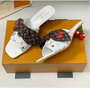 Kitlife Louis Vuitton × TM Cherie Cherry Slides White Multicolor - 6