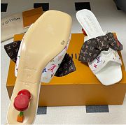 Kitlife Louis Vuitton × TM Cherie Cherry Slides White Multicolor - 5