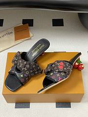 Kitlife Louis Vuitton × TM Cherie Cherry Slides Black Multicolor - 2