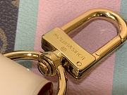 Kitlife Louis Vuitton Bandoulière Keepall 55 Bandoulière Monogram Black & Pink 31x26x55cm - 6