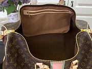 Kitlife Louis Vuitton Bandoulière Keepall 55 Bandoulière Monogram Black & Pink 31x26x55cm - 4
