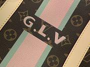 Kitlife Louis Vuitton Bandoulière Keepall 55 Bandoulière Monogram Black & Pink 31x26x55cm - 3