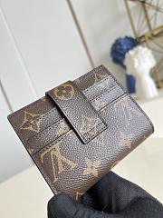 Kitlife Louis Vuitton Multifunctional Card Holder Wallet Brown & Black 12x10x5cm - 6