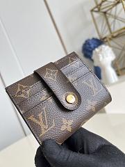 Kitlife Louis Vuitton Multifunctional Card Holder Wallet Brown & Black 12x10x5cm - 2