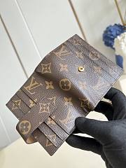 Kitlife Louis Vuitton Multifunctional Card Holder Wallet Brown & Brown 12x10x5cm - 6