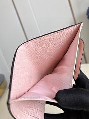 Kitlife Louis Vuitton Multifunctional Card Holder Wallet Brown & Pink 12x10x5cm - 4