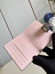 Kitlife Louis Vuitton Multifunctional Card Holder Wallet Brown & Pink 12x10x5cm - 2