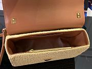 Kitlife Louis Vuitton Twist PM Slim Bag Beige Raffia M14309 15x7x19cm - 6