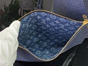 Killife Louis Vuitton Neverfull MM Bag Blue Epi Leather M14856 31x28x14cm - 4
