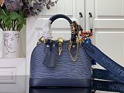 Kitlife Louis Vuitton Alma BB Bag Blue Epi Leather M14853 23.5x17.5x11.5cm - 1