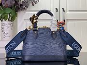 Kitlife Louis Vuitton Alma BB Bag Blue Epi Leather M14853 23.5x17.5x11.5cm - 6