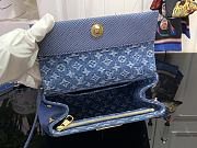 Kitlife Louis Vuitton Cluny Bag Blue Epi Leather M14855 20x16x7.5cm - 2