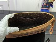 Kitlife Louis Vuitton Nigo Clutch Brown M25868 30x22x5cm - 5