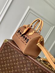 Kitlife Louis Vuitton Nigo Speedy Bag Brown 25x19x15cm - 2