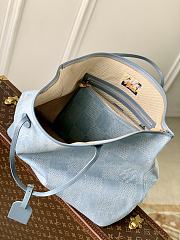 Kitlife Louis Vuitton Neverfull Damier Blue Denim Bag N00198 38x23x60cm - 2