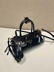 Kitlife Prada Bonnie Black Leather Bag 1BA486 23.5x12x9cm - 6