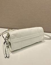 Kitlife Prada Bonnie White Leather Bag 1BA486 23.5x12x9cm - 6