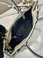 Kitlife Prada Bonnie White Leather Bag 1BA486 23.5x12x9cm - 3