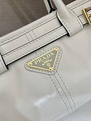 Kitlife Prada Bonnie White Leather Bag 1BA486 23.5x12x9cm - 2