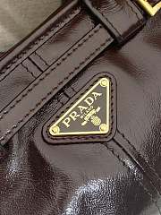 Kitlife Prada Bonnie Dark Brown Leather Bag 1BA486 23.5x12x9cm - 6