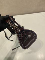 Kitlife Prada Bonnie Dark Brown Leather Bag 1BA486 23.5x12x9cm - 4