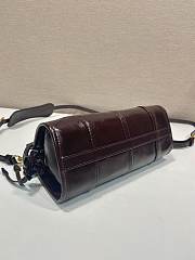 Kitlife Prada Bonnie Dark Brown Leather Bag 1BA486 23.5x12x9cm - 3