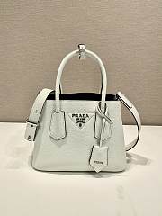 Kitlife Prada Double Saffiano White Leather Bag 1BG443 25x18.5x12.5cm - 1