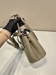 Kitlife Prada Double Saffiano Grey Leather Bag 1BG443 25x18.5x12.5cm - 3