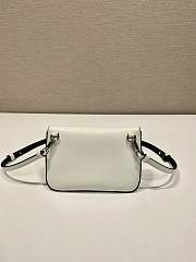 Kitlife Prada Saffiano White Leather Shoulder Bag 2VD061 18x12.5x2.5cm - 6